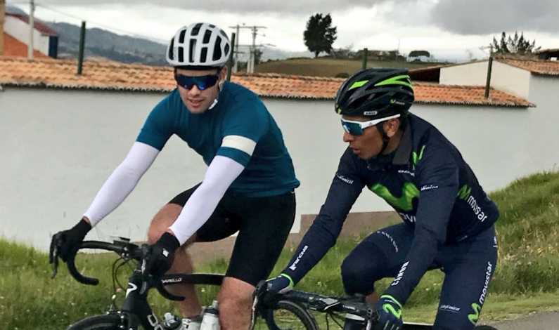 Esteban Santos y Nairo Quintana