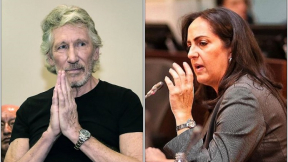 Roger Waters y María Fernanda Cabal