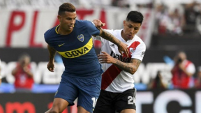 Edwin Cardona en River Plate vs. Boca Juniors