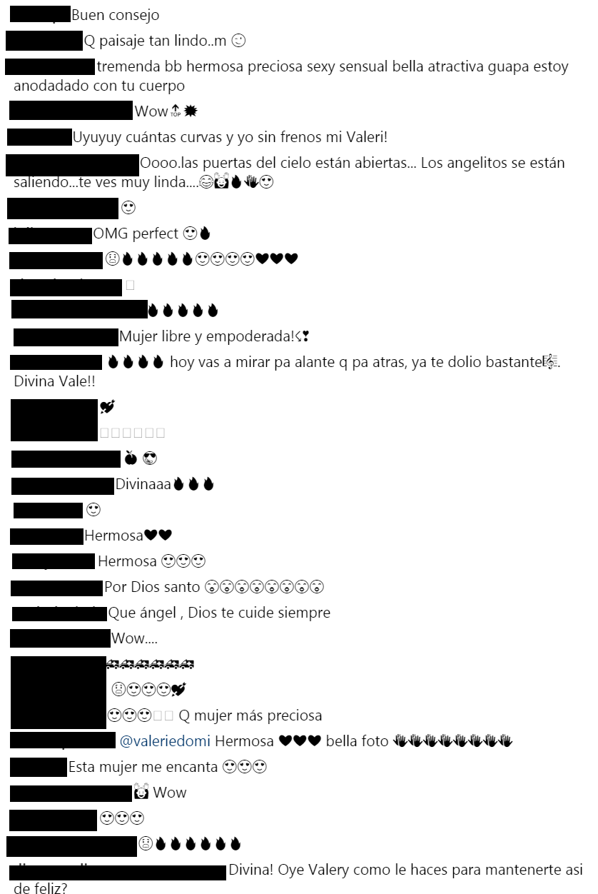 Comentarios Valerie Dominguez Comentarios Valerie Dominguez