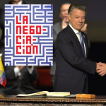 Juan Manuel Santos y 'Timochenko'