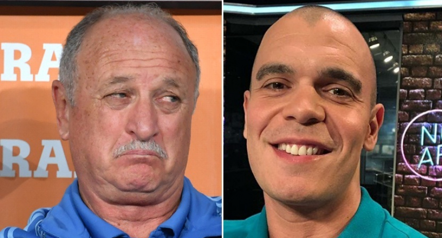 Luiz Felipe Scolari y Mauricio Borges 'Mano'
