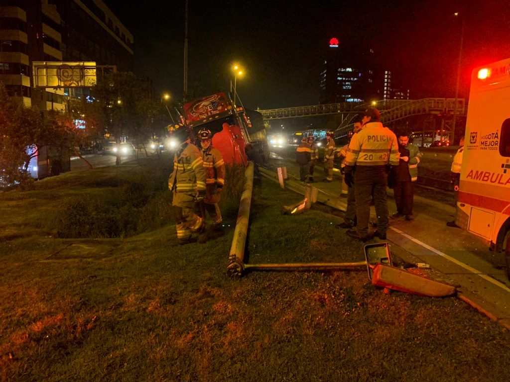 Accidente autopista Norte Accidente autopista Norte