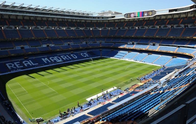 Estadio Santiago Bernabéu de Madrid, España