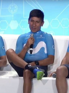 Alejandro Valverde, Nairo Quintana y Mikel Landa