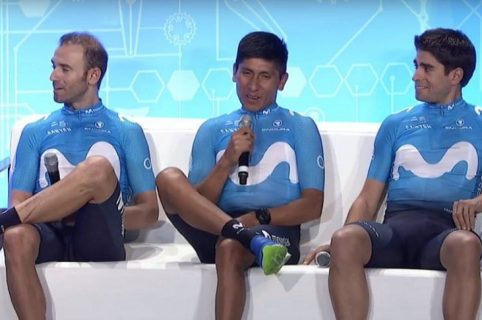 Alejandro Valverde, Nairo Quintana y Mikel Landa