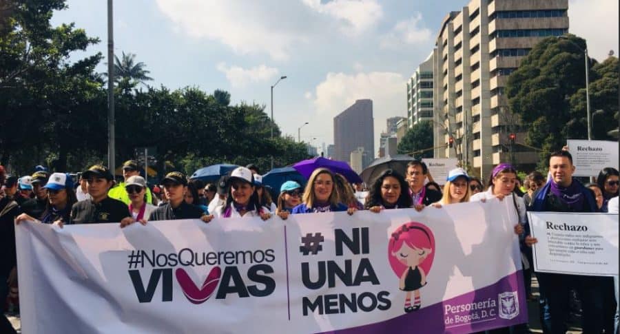 Marcha contra el feminicidio