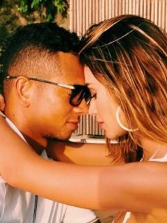 Freddy Guarín y Sara Uribe