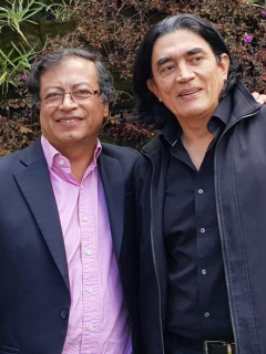 Gustavo Petro y Gustavo Bolívar