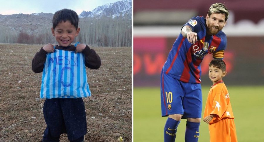 Murtaza Ahmadi, niño conocido como el Messi afgano
