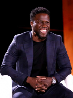 Kevin Hart en un evento de The Wall Streen Journal en Laguna Beach