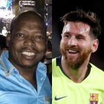 'Tino' Asprilla y Lionel Messi