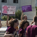 Activistas a favor del aborto