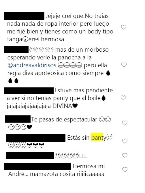 Comentarios post Andrea Valdiri Comentarios post Andrea Valdiri