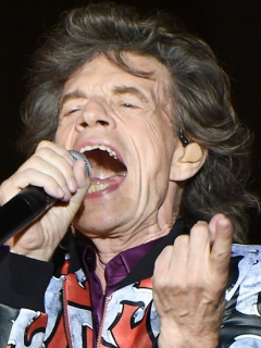Junior y Mick Jagger