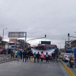 Bloqueos en el sur de Bogotá
