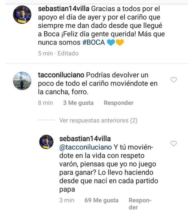Instagram Sebastián Villa