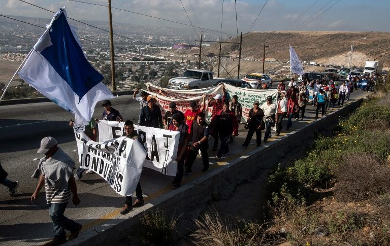 Caravana de Migrantes en Tijuana