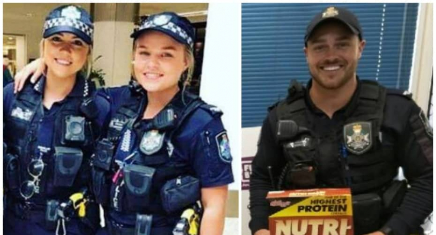 Policías atractivos de Australia.