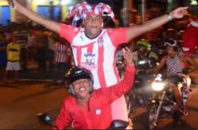 Meme de hinchas del Junior