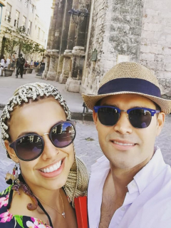 Maía y Alberto Bossio