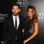 Lionel Messi, futbolista, con su esposa Antonella Roccuzzo.