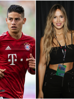 James Rodríguez y Shannon de Lima