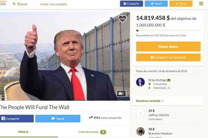 Trump Muro campaña