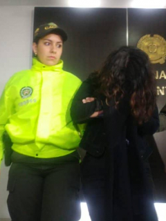 Mujer capturada