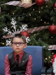 Niño con Papá Noel