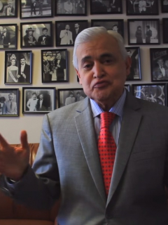 Jorge Barón, presentador.