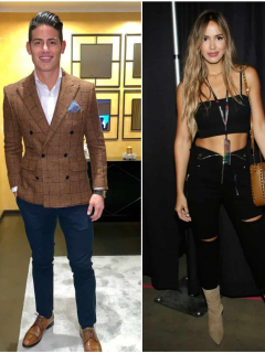 James Rodríguez y Shannon de Lima