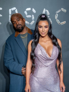 Kanye West y Kim Kardashian