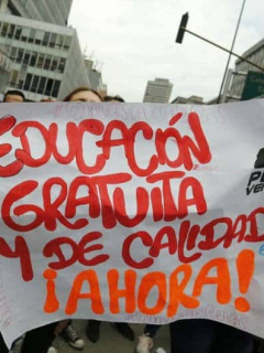 Estudiantes en paro