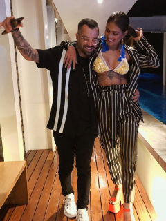 Greeicy Rendón y Mike Bahía