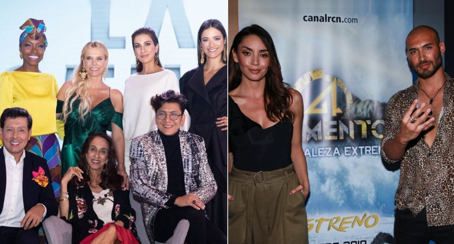 Belky Arizala, Catalina Maya, Andrea Serna, Carolina Castro, Juan Carlos Giraldo, Pilar Castaño y Franklin Ramos, de 'La Agencia'; y Carolina Guerra y Édgar Vittorino, de 'Reto 4 elementos'.