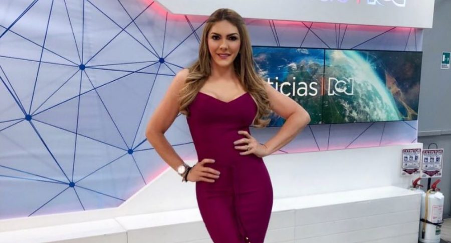 Ana Karina Soto, presentadora.