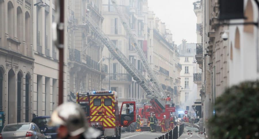 Explosión en panadería de París