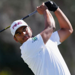 Sebastián Muñoz, durante el Sony Open en Hawái
