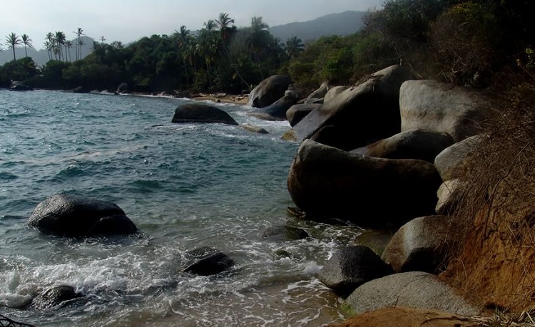 Zona costera del Parque Tayrona