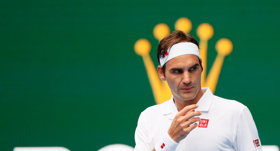 Roger Federer en el Abierto de Australia 2019