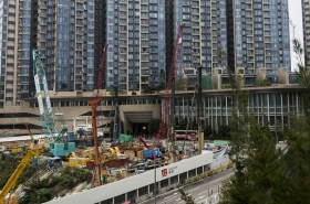 Área de construcción en China
