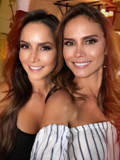 María Fernanda Yepes, Carolina Sepúlveda y Carmen Villalobos, actrices.