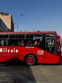 Bus articulado de Transmilenio