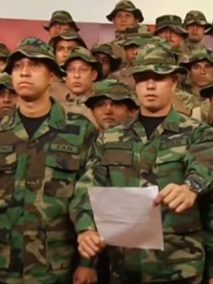 Militares venezolanos