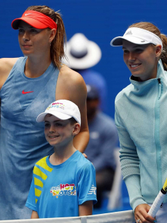 Maria Sharapova y Caroline Wozniacki