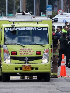 Miembros del cuerpo de Bomberos Voluntarios de Bogotá