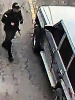 Carro usado en atentado contra Escuela General Santander