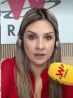 Andrea Guerrero, Vicky Dávila y Luis Carlos Vélez, periodistas.