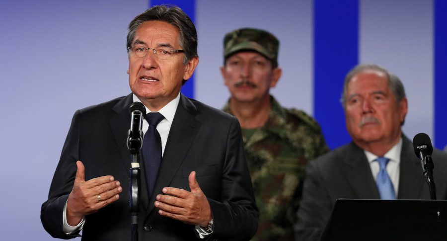 El fiscal general de Colombia, Nestor Humberto Martínez